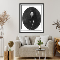 Louis de Rouvroy, duc de Saint-Simon, half-length portrait, facing slightly left, Vintage Print
