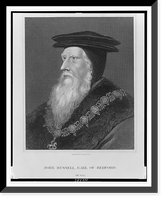 John Russell, Earl of Bedford, ob. 1555.engraved by H. Robinson, Vintage Print