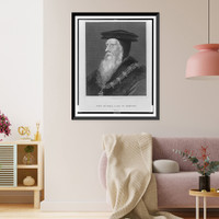 John Russell, Earl of Bedford, ob. 1555.engraved by H. Robinson, Vintage Print