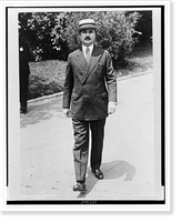 Historic Framed Print, [John B. Stetson, Jr., full-length portrait, walking, facing front].Underwood & Underwood, Washington.,  17-7/8" x 21-7/8"