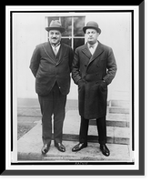 Prince Mohamed Aly Ibrahim, a member of the ruling house of Egypt, photographed at the White House today with the Egyptian Minister Samy Yasuhu.Underwood & Underwood, Washington. Heritage Wall Art