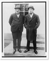 Prince Mohamed Aly Ibrahim, a member of the ruling house of Egypt, photographed at the White House today with the Egyptian Minister Samy Yasuhu.Underwood & Underwood, Washington. Heritage Wall Art