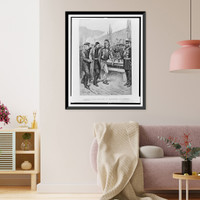Osman Pasha brought to Skobeleff at Plevna.J.L.G. Ferrix pinx, Vintage Print