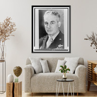 Historic Framed Print, [Nathan F. Twining, bust portrait, facing front, in military uniform],  17-7/8" x 21-7/8"