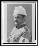 Historic Framed Print, [Carl Gustaf Emil von Mannerheim, two head-and-shoulders portraits, facing left],  17-7/8" x 21-7/8"