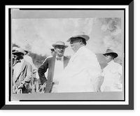Historic Framed Print, Pres. Taft and Supt. Williams in Panama,  17-7/8" x 21-7/8"