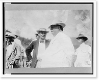 Historic Framed Print, Pres. Taft and Supt. Williams in Panama,  17-7/8" x 21-7/8"