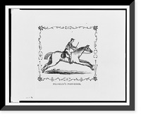 Franklin's post-rider, Antique Poster