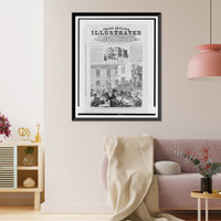 South Carolina. The November election. The dead-lock in the state legislature at Columbia.from sketches by Harry Ogden. Classic, Vintage Wall Art