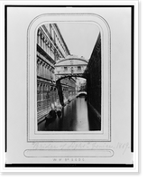 Historic Framed Print, [The Bridge of Sighs, Venice],  17-7/8" x 21-7/8"