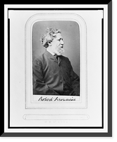Historic Framed Print, [Robert Browning, half-length portrait, seated, facing right],  17-7/8" x 21-7/8"