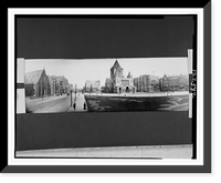 Panoramic photo showing Trinity Church, Hotel Westminster, east end of the Museum of Fine Arts, also Boylston St. looking towards city proper, Boston, Mass, Historic Print