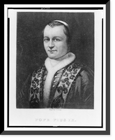 Pope Piux IX.engd. by T. Doney ; painted by Anelli ; daguerreotyped by Haas, Vintage Print