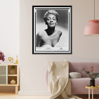Historic Framed Print, [Joyce Bryant, head-and-shoulders portrait, facing front].James J. Kriegsman, NY.,  17-7/8" x 21-7/8"