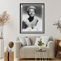 Historic Framed Print, [Joyce Bryant, head-and-shoulders portrait, facing front].James J. Kriegsman, NY.,  17-7/8" x 21-7/8"