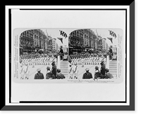 Los Angeles' beautiful reception to President McKinley - State militia armed with freedom's flag, California Classic, Vintage Poster