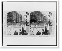Los Angeles' beautiful reception to President McKinley - State militia armed with freedom's flag, California Classic, Vintage Poster