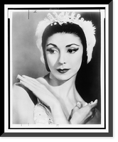 Margot Fonteyn, head-and-shoulders portrait, facing front, Antique Wall Art
