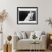 Isadora Duncan, full-length portrait, reclining in chair, facing slightly left Classic, Vintage Wall Art