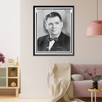 Oscar Hammerstein, head-and-shoulders portrait, facing front.photo by Zinn Arthur. Classic, Vintage Print