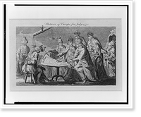 Picture of Europe for July 1772, Historic Print