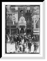 Street altar to Our Lady of Help, Mott St., Brooklyn, N.Y. Classic, Vintage Print