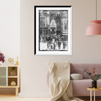 Street altar to Our Lady of Help, Mott St., Brooklyn, N.Y. Classic, Vintage Print