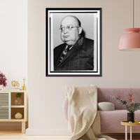 A.J. Liebling, head-and-shoulders portrait, facing left, Historic Reproduction
