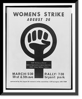 Women's Strike, August 26 Classic, Vintage Poster