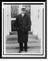 William N. Doak, full-length portrait, standing on steps of White House, facing front, Vintage Poster