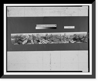 Historic Framed Print, Birdseye view of Chicago,  17-7/8" x 21-7/8"