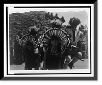 Historic Framed Print, Buffalo dancers,  17-7/8" x 21-7/8"