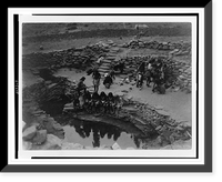 Flute ceremony at Tureva sic Spring, Middle Mesa, Antique Poster