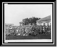 Historic Framed Print, Group of convicts ready to embark on a prison barge, Tiumin [i.e., T i umen],  17-7/8" x 21-7/8"