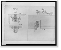 Submarine (Submarine Vessel, Submarine Bombs and Mode of Attack") for the United States government. Cock cavity and wheel details for "plunging boat"", Historic Print