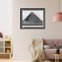 Great Pyramid of Cheops, Egypt.Cosmos Pictures Co., New York. Classic, Antique Poster