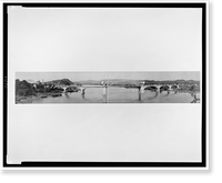 Historic Framed Print, Million dollar bridge over Tenn. River at Chattanooga, Aug., 1917,  17-7/8" x 21-7/8"