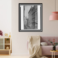 Historic Framed Print, Hudson Building & 42 Broadway,  17-7/8" x 21-7/8"