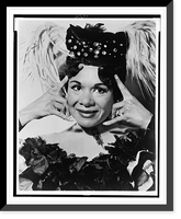 Historic Framed Print, [Katherine Dunham, head-and-shoulders portrait, facing front, in costume for dance revue Bamboche"]",  17-7/8" x 21-7/8"