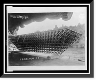 Upside down kite on pier, Baddeck, Nova Scotia, Aug. 17 1909, Vintage Wall Art