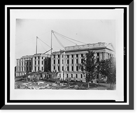Historic Framed Print, [Construction of the United States Treasury Building, Washington, D.C.] - 6,  17-7/8" x 21-7/8"