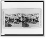The ancient Tiber and its island - from the southeast - Rome, Italy, Historic Reproduction