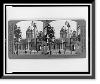 Historic Framed Print, A shrine of Vienna, the famed Karl's Church, Austria,  17-7/8" x 21-7/8"