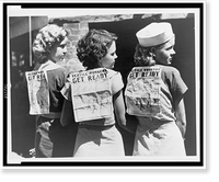 Fair pickets in southern strike center, Vintage Print