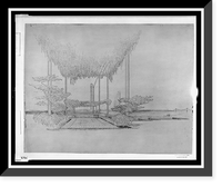 Paul Rudolph's penthouse apartment, 23 Beekman Place, New York City. Terrace. Perspective, Antique Wall Art