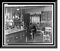Historic Framed Print, Chemistry lab, Princess Anne Academy, [Maryland State College, Princess Anne, Maryland],  17-7/8" x 21-7/8"