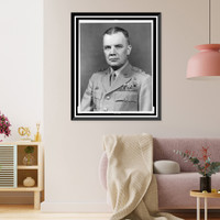 Lt. Gen. Anthony C. McAuliffe, USA, Vintage Poster