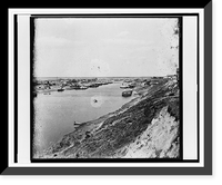Historic Framed Print, Rieka Tura v g. Tiumeni, vid s iugo-zapada,  17-7/8" x 21-7/8"