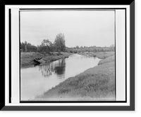 Historic Framed Print, Rieka Chusovaia bliz gidrometricheskoi stantsi&#x0304;i u perevala na r. Rieshotku,  17-7/8" x 21-7/8"