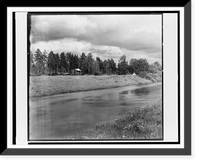 Historic Framed Print, Gidrometricheskaia stantsi&#x0304;ia. [Rieka Chusovaia],  17-7/8" x 21-7/8"